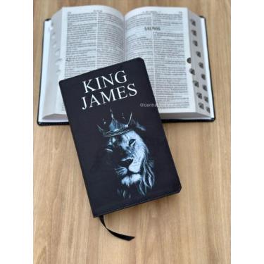 Imagem de Bíblia KJA Leão coroa new - Letras grandes King James Atualizada