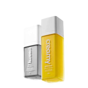 Imagem de Kit Creamy Ácido Lático Sérum Facial e  Eye Cream Creme Antirugas Clar