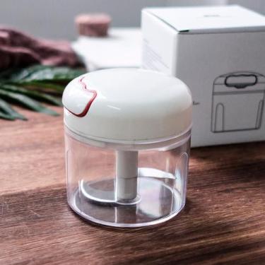 Imagem de Mini Processador Alimentos Cortador Manual Cebola Alho 200ml - Relet