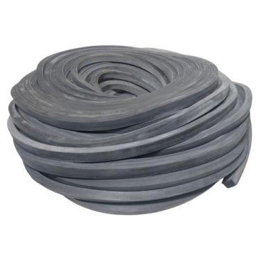 Imagem de Rolo de 25 Metros de Borracha Perfil Esponjoso 15x10mm Vedação Macio L