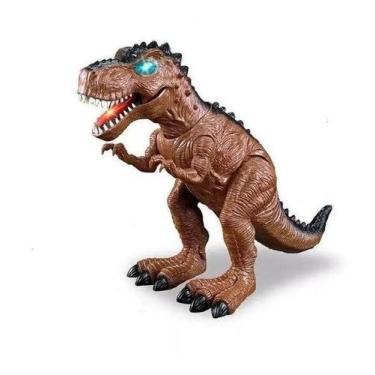 Imagem de Dinossauro Tiranossauro Rex Anda  Com Luz E Som. - toys