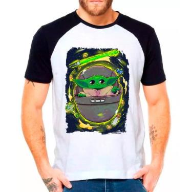 Imagem de Camiseta Masculina Raglan Branca Star Wars 13 - DESIGN CAMISETAS, Pret