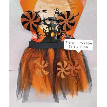 Imagem de Fantasia de Abobora Infantil 2-6 anos Tamanho Unico Para Festas e Hall