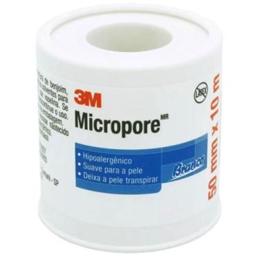 Imagem de Fita Cirúrgica Micropore Branca 3M 50mm x 10 metros