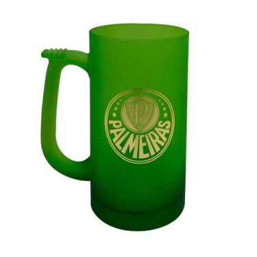 Imagem de Caneca Chopp 500Ml Degradê Palmeiras Licenciado - Cebola e Tatuapé