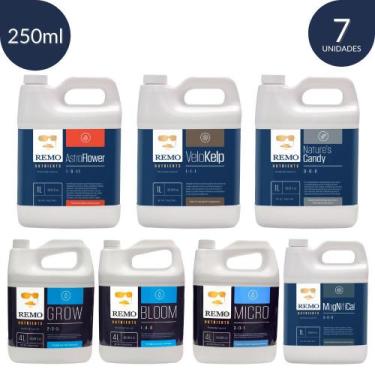 Imagem de Kit Remo Nutrients 1 Litro 7x - 250ml