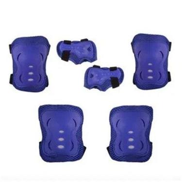 Imagem de Kit de Proteção Infantil Para Roller e Skate Bel - Cor sortida, Azul, 