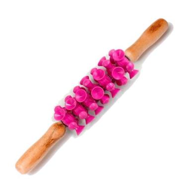 Imagem de Rolo de Massagem Turbinada Com Ventosas Silicone Macio Original - Rolo