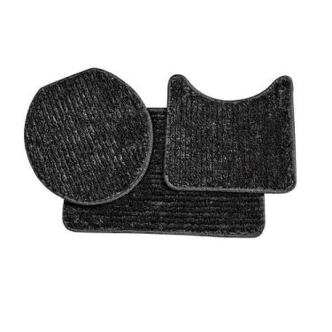 Imagem de Jogo banheiro provence 3pcs - Niazi, Preto