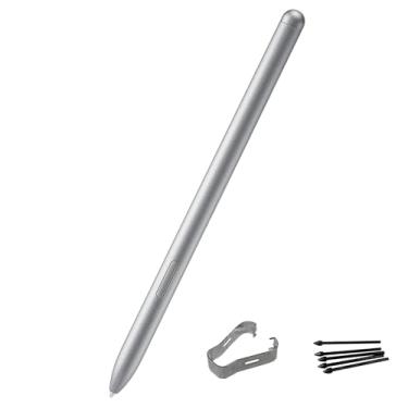 Imagem de Galaxy Tab S10 Plus S Pen para Samsung Galaxy Tab S10 Plus Caneta Stylus de substituição 4.096 níveis de pressão sem Bluetooth + 5 pontas grátis (prata)