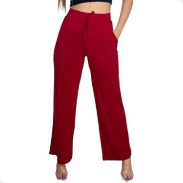 Imagem de Calça Pantalona Cintura alta em Malha Viscolycra Premium - West Route,