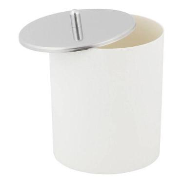 Imagem de Lixeira De Banheiro Deluxe - Plástico E Metal - 5 Litros - Sensea, Bra