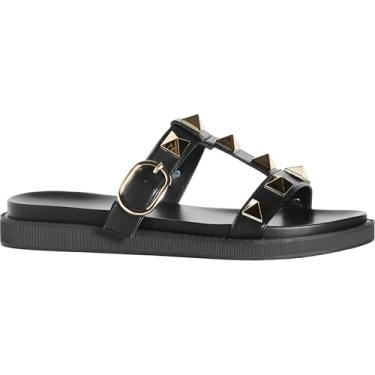 Imagem de City Chic Women's Apparel Sandália feminina City Chic Wide FIT Slide Totally Spike, Preto, 12 Wide