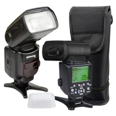Imagem de Ultimaxx Flash TTL com visor LCD e capa para Nikon Z50, Z7, Z6, D6, D5, D4, D850, D810, D780, D750, D610, D500, D7500, D7200, D5600, D5500, D5300, D3500, 0, D34 00, D3300 e mais