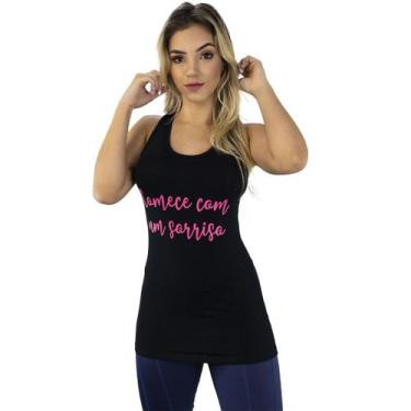 Imagem de Camiseta Sobre Legging Fitness Vekyo Modas Regata Feminina Academia Co