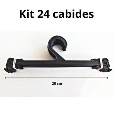 Imagem de Kit 24 Cabides para Roupa de Bebê ou Lingerie Multipontos - Amare Ling