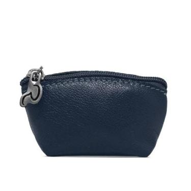 Imagem de Porta Moedas de Couro Barco - Azul - Relicário Bolsas e Pastas, Azul, 