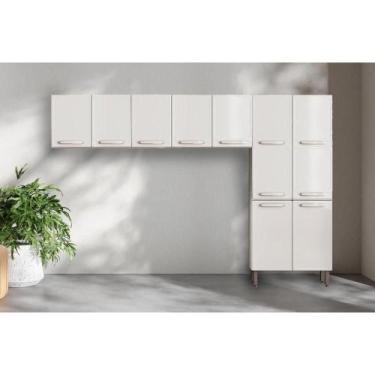 Imagem de Kit de Cozinha Modulada 3 Peças Evidence (2 Armários + 1 Paneleiro) CP