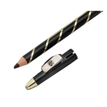 Imagem de Lápis para Delinear os Olhos com Pente Pincel para Sobrancelhas - SANT