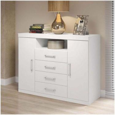 Imagem de Cômoda 2 Portas Havana Master Santos Andirá Branco, Branco