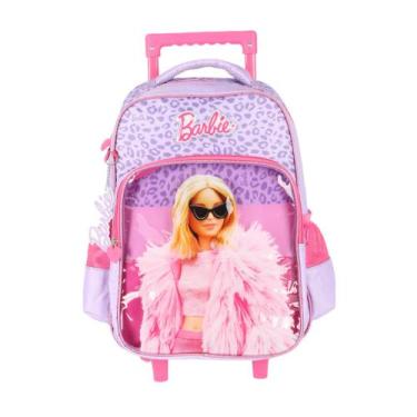 Imagem de Mochila com Rodinhas Barbie Violeta Lançamento 2025 Luxcel