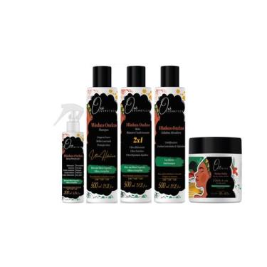 Imagem de Oxê Cosmetics Minhas Ondas Shampoo e Balm Máscara e Gelatina e Modelad