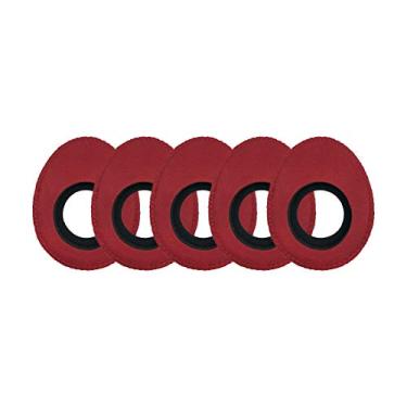Imagem de OPENMOON Visor oval grande Eyecushion para câmeras Alexa Mini Amira (Ultrasuede /5 pacotes) (vermelho)
