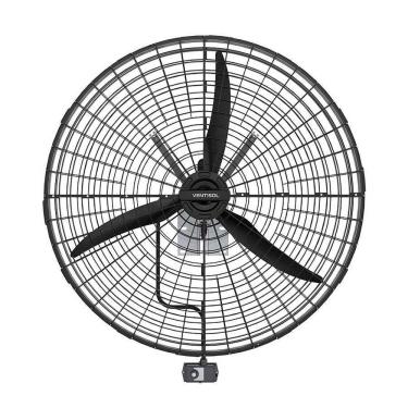 Imagem de Ventilador De Parede 1,00 Metro Grade de Plástico 1/2 CV Preto VP1M2 220V - Ventisol