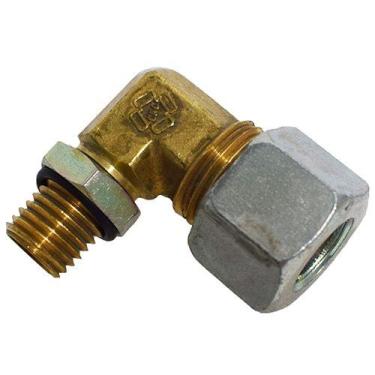 Imagem de Kit 5 Cotovelos Emenda Tubo Nylon Mbb Macho 12mmx12mm - LNG