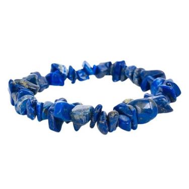 Imagem de Pulseira Natural Lápis Lazúli Em Cascalho - Evolução - EQUILIBRIO