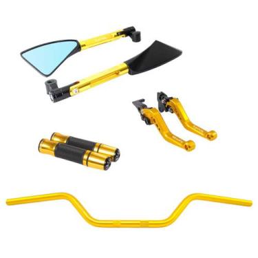 Imagem de Manete Manopla Retrovisor Guidão Yes Gsr Intruder 125 Gsr 150i Riva Ch