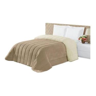 Imagem de Coberdrom Casal Queen Sherpa Edredom Cobertor Pele Carneiro - GABY ENX