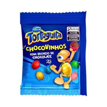 Imagem de Ovinhos de Chocolate Colorido ao Leite 50g Páscoa - Tortuguita