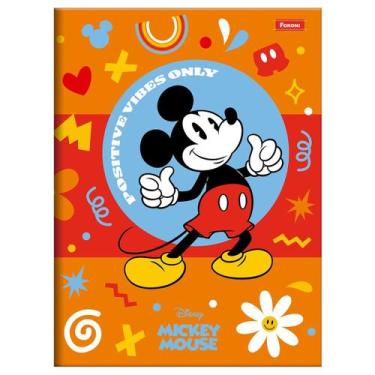 Imagem de Caderno Foroni pequeno Mickey  brochura 80 folhas