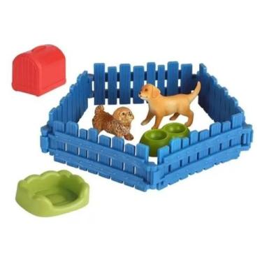 Imagem de Pack miniaturas animais de fazenda cachorro c/acessórios - Duomile