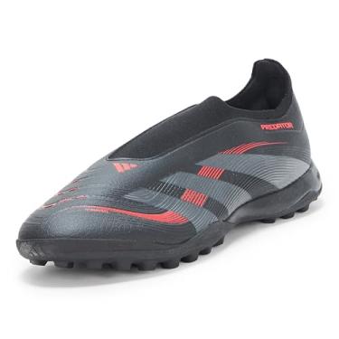 Imagem de adidas Chuteiras de futebol League Laceless Turf Slip On - Vermelho, Preto/cinza/vermelho lúcido, 12 Women/11 Men