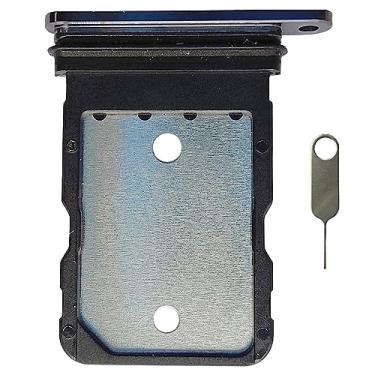 Imagem de Ubrokeifixit Suporte para bandeja de cartão SIM do Google Pixel 8 Pro de substituição para Google Pixel 8 Pro GC3VE G1MNW 6,7 polegadas 2023, com pino de ejeção (8 Pro-Obsidian)