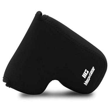 Imagem de MegaGear Capa de câmera de neoprene ultraleve compatível com Sony Alpha A6600, preta (18-135 mm) (MG1866)