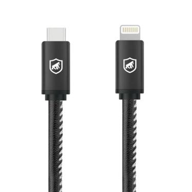 Imagem de Cabo Turbo Militar - 1,5M - Lightning - Tipo C - Certificado MFI - Homologado - iPhone / iPad - Gshield