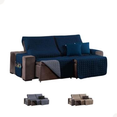 Imagem de Capa Para Sofá Retrátil 1,80m + 2 Capas De Almofadas - MR Enxovais, Ma