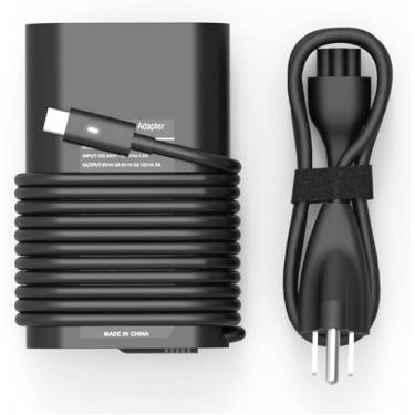 Imagem de 65W 45W USB C AC Power Adapter Charger Compatible for Dell Latitude 7420 7370 7275 5285 5420 5520 5320 7320 5430 5530 7330 7430 9430 7410 5179 7390 5290 2in1,XPS 13 Plus,Chromebook 3100 Type C