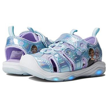 Imagem de Disney Frozen Anna & Elsa Girls' Light Up Sandals (Toddler/Little Kid)