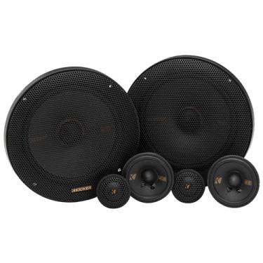 Imagem de KICKER Sistema De Alto-Falantes De Componentes 51Kss365, Design De 3 Vias, Dois Woofers De 6,5", Dois Médios De 2,75", Dois Tweeters De 1", Crossovers Em Linha De 12 Db, 100 Watts Rms, Pico De 200 W