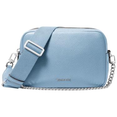 Imagem de Michael Kors Bryant Bolsa transversal média com zíper duplo para câmera, Cambraia, One Size