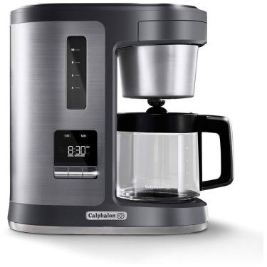 Imagem de Cafeteira Elétrica Programável 2.4L em Aço Inoxidável, 110v, CALPHALON BVCLDCG1, Cinza
