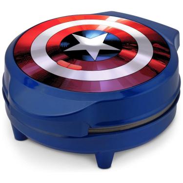 Imagem de Máquina de Waffle Antiaderente 2 Fatias com Controle de Temperatura, 110v, MARVEL MVA 278, Azul