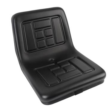 Imagem de Assento do Trator, Assento de Escavadeira de Couro PU para Substituição, Assento Universal Empilhadeira Com Costas Ajustáveis, para Tratores, Máquinas de Colheita, Vários