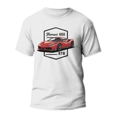 Imagem de Camiseta Carro Ferrari 488 - REF1360-Masculino