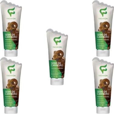 Imagem de Creme Hidratante Tradicional Fashion Sebo de Carneiro Bisnaga 200ml Ki