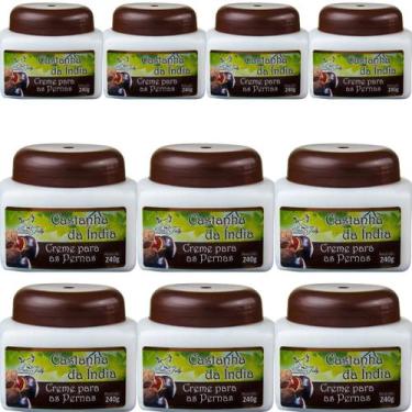 Imagem de Creme Hidratante San Jully Castanha da Índia Pote 240g Kit 10 Unidades